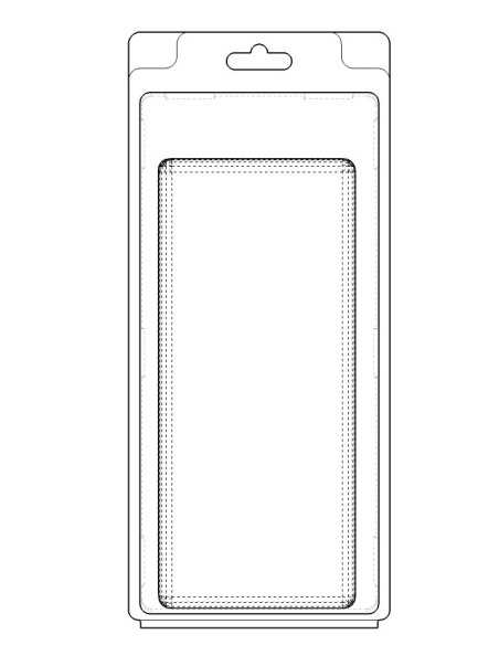 Blister amb autotancament 180x80x30 mm - Pack 300 unit.