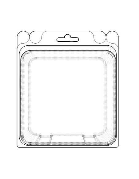 Blister amb autotancament 145x145x95 mm - Pack 130 unit.