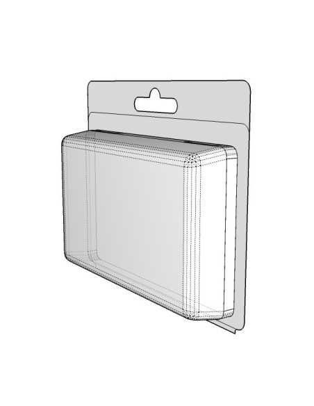 Blister amb autotancament 65x105x15 mm - Pack 650 unit.