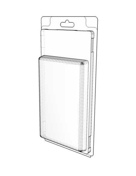 Blister amb autotancament 145x92x13 mm - Pack 300 unit.