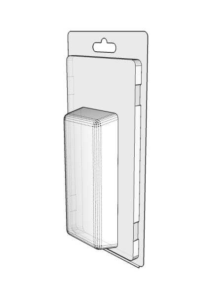 Blister autocierre 110x45x20 mm - Pack 250 uds.