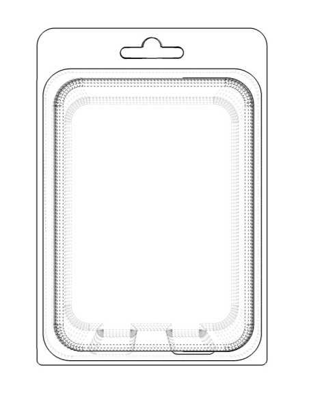 Blister amb autotancament 147x107x45 mm - Pack 200 unit.