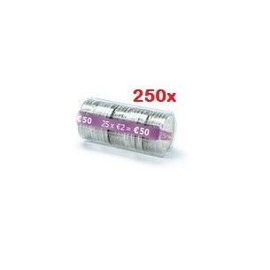 Pack 250 blisters para 25 monedas de 2 € - Pack 250 uds.