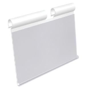 Etiqueteros Escaner 65 mm transparente - Pack 25 uds.