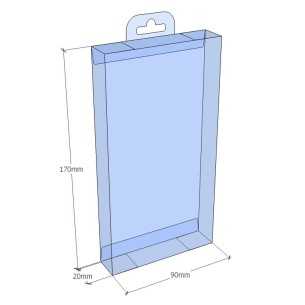 Caixa plegable 170x90x20 mm - Pack 50 unit.