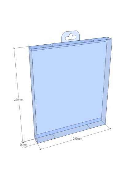 Caixa plegable 290x240x25 mm - Pack 50 unit.