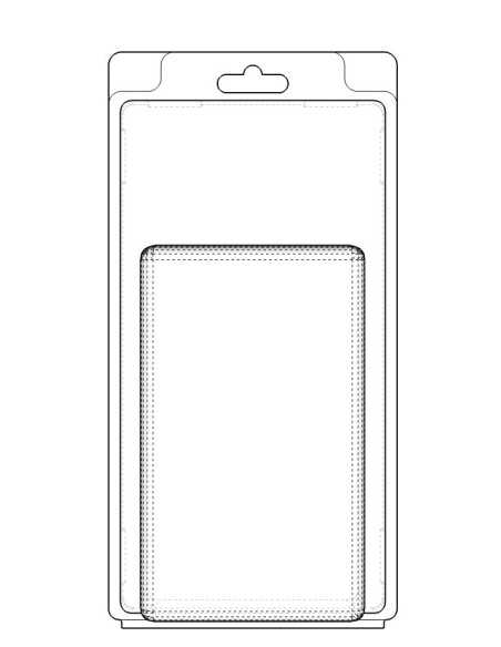 Blister amb autotancament 133x80x45 mm - Pack 280 unit.