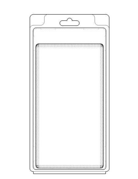 Blister amb autotancament 165x90x25 mm - Pack 330 unit.