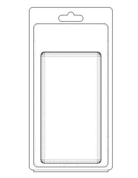 Blister amb autotancament 120x65x15 mm - Pack 300 unit.