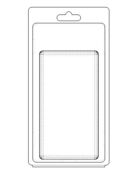 Blister amb autotancament 120x65x20 mm - Pack 300 unit.