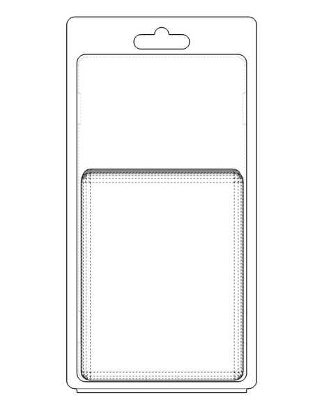 Blister amb autotancament 96x75x30 mm - Pack 300 unit.