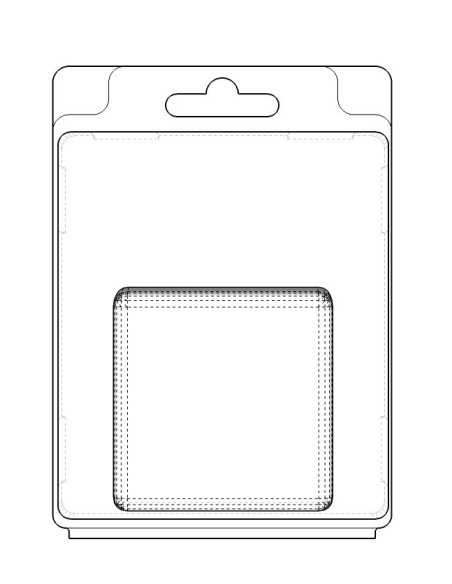 Blister amb autotancament 65x65x20 mm - Pack 240 unit.