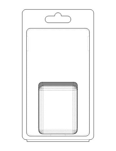 Blister amb autotancament 50x40x25 mm - Pack 300 unit.