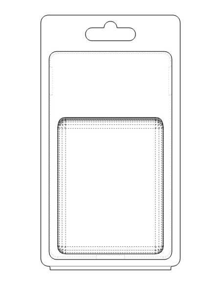 Blister amb autotancament 70x55x20 mm - Pack 350 unit.