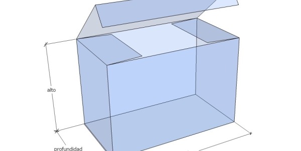 ¿Cuáles son las dimensiones máximas de las cajas plegables?