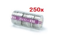 Blisters para monedas de euro 1 blister de cada moneda 1-2-5-10-20-50-1-2€