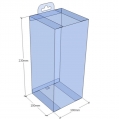 Caja transparente plegable 230x100x100 mm