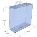 Caja transparente plegable 152x152x52 mm